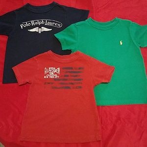 3 Polo Ralph Lauren boys shirts